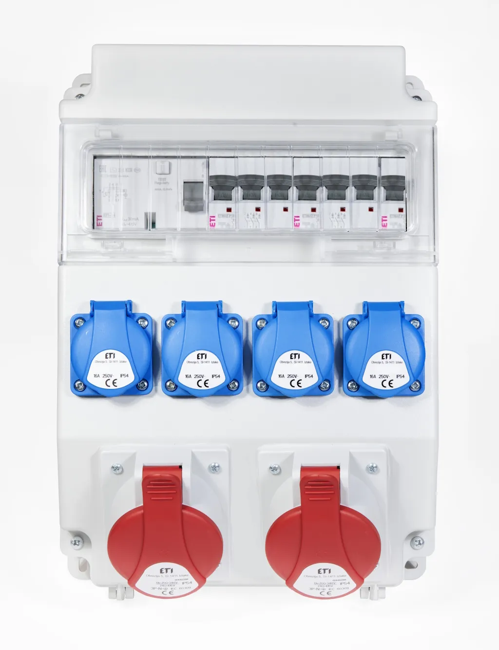 Assemblied distribution box EDS11 RCD 4S/2 16/32 B 001105260