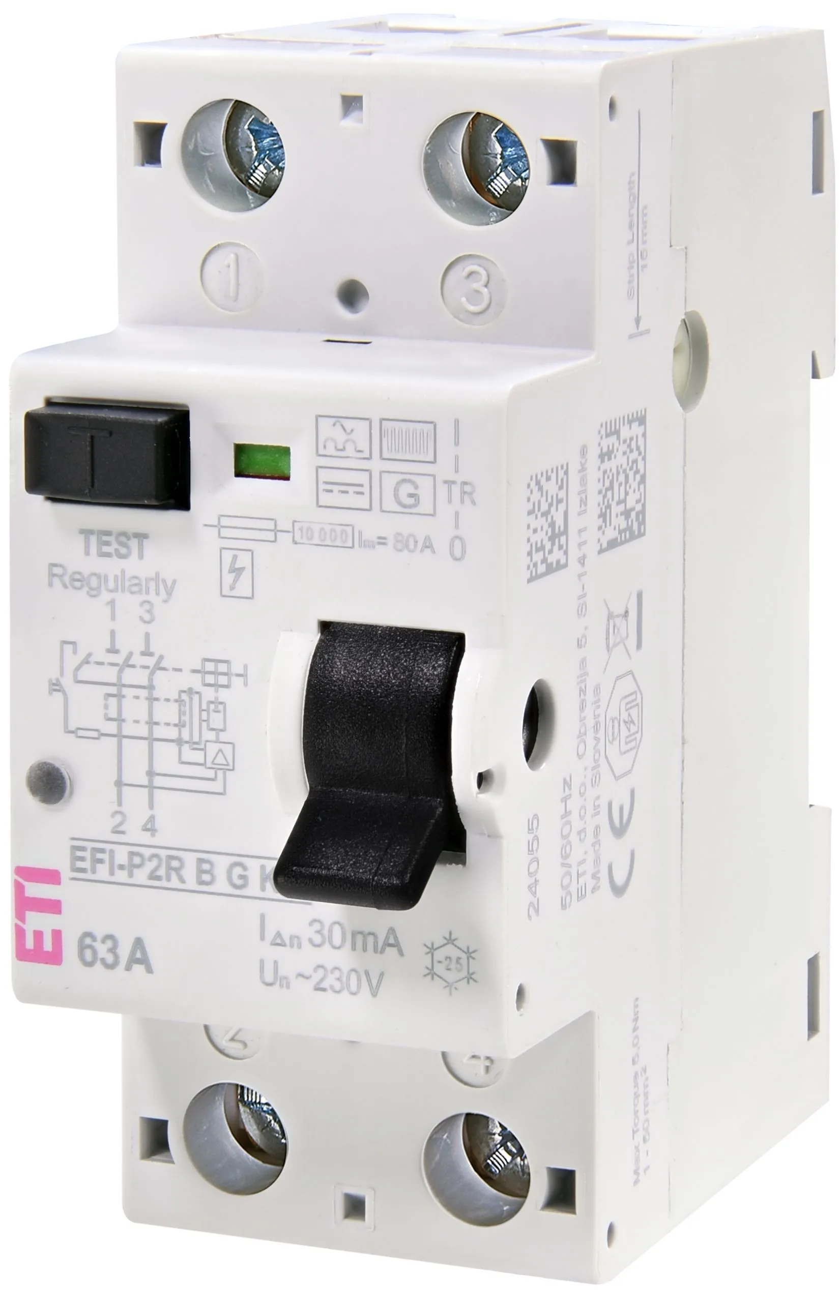 RCCB EFI-P2R B G/KV 80/0.03 002061004