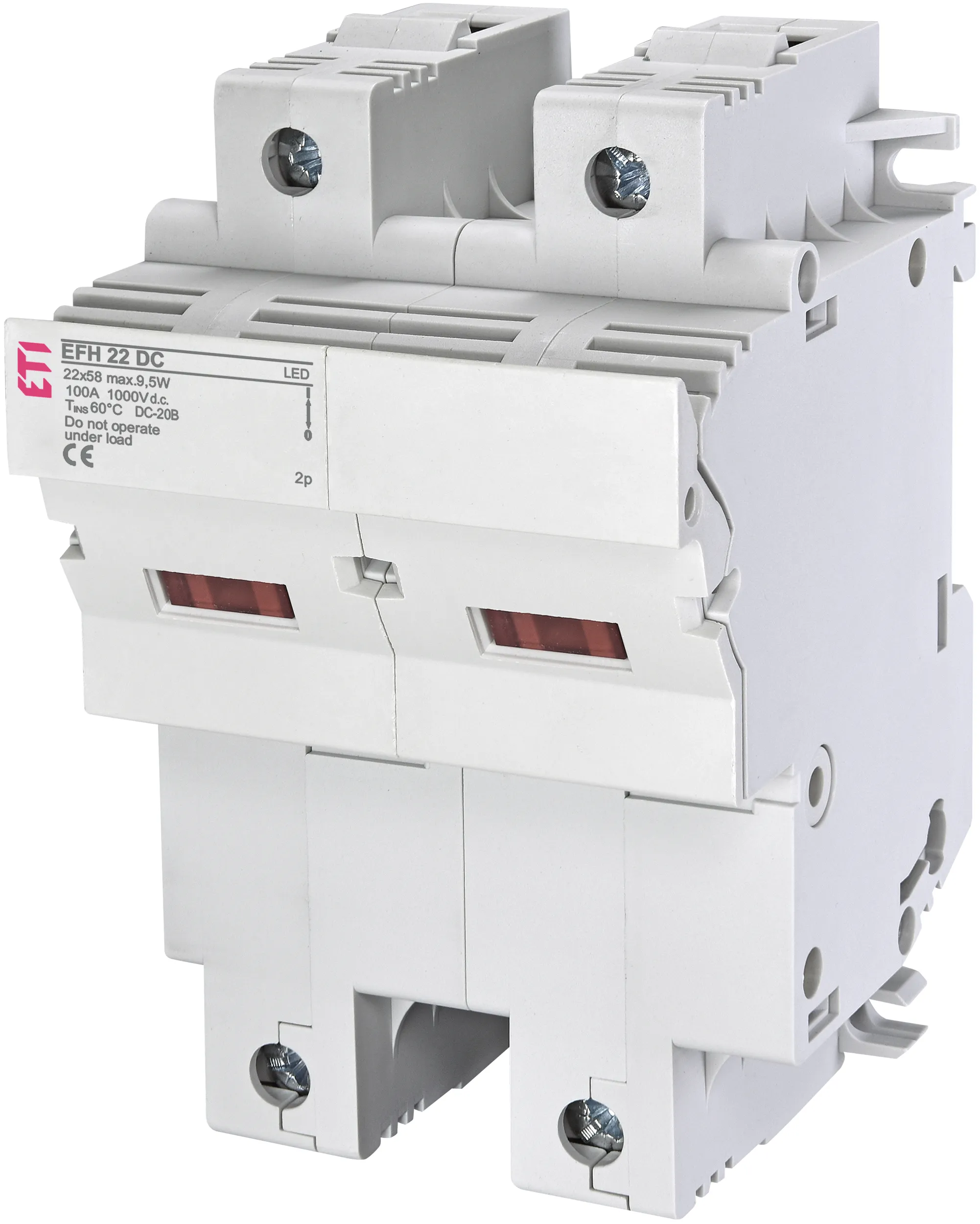 Fuse - base EFH 22 DC LED 2p 002570213