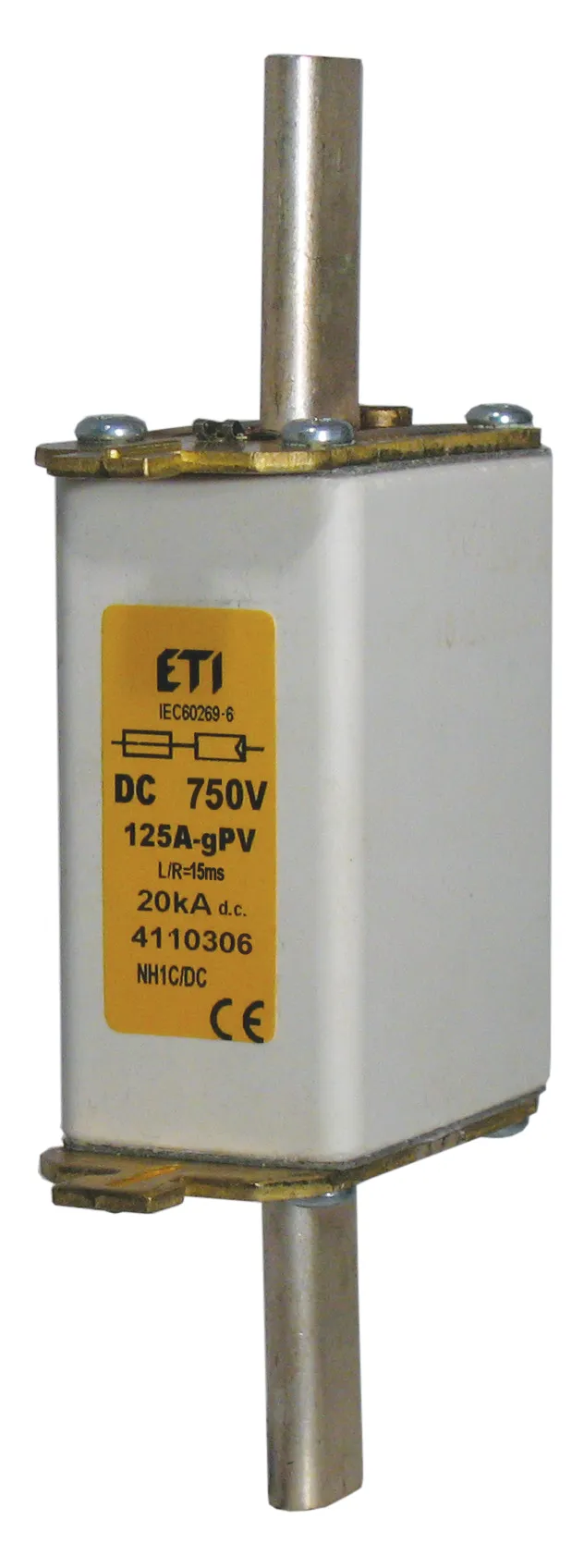 Fuse link NH1C gPV 125A/750V DC 004110306