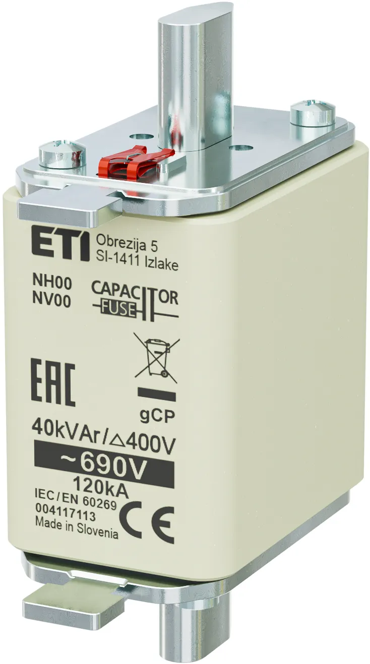 Fuse link NH00 gCP 40kVAr/690V 004117113