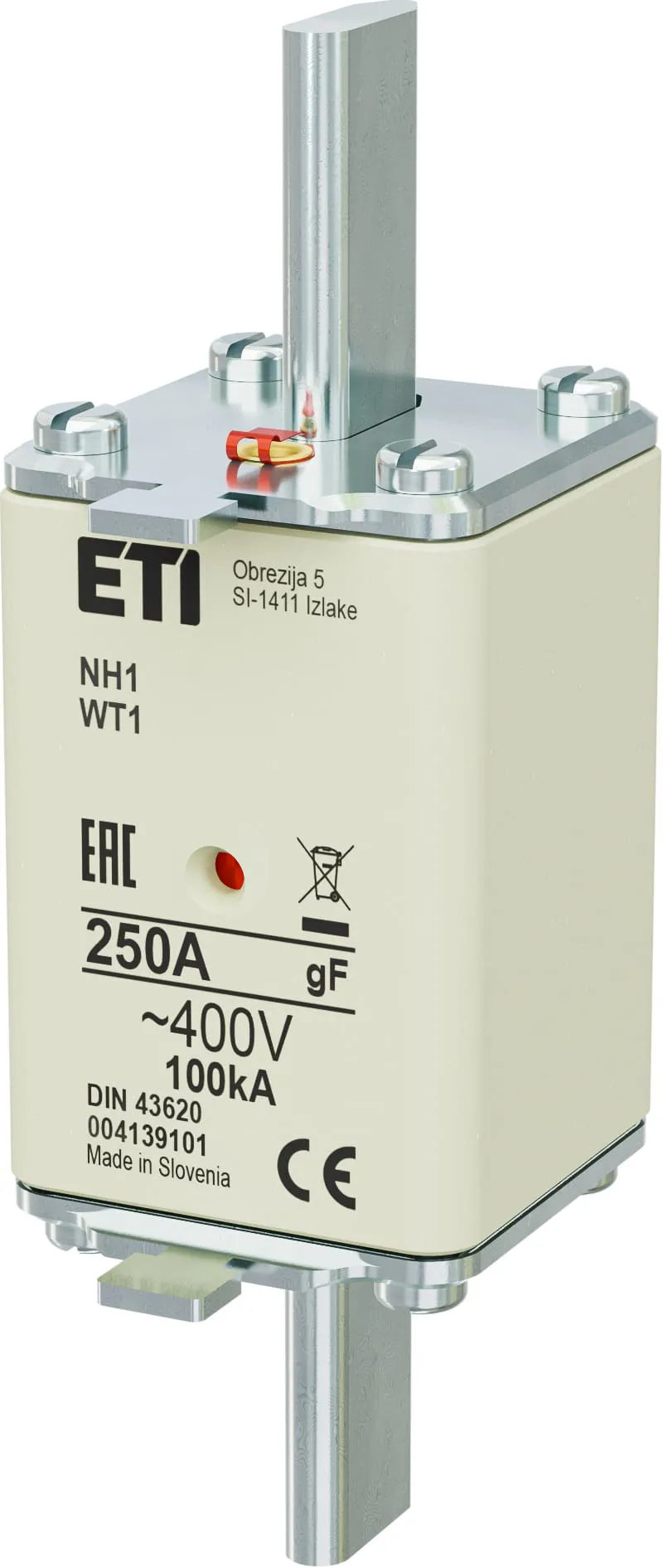 Fuse link NH1 gF 250A/400V 004139101