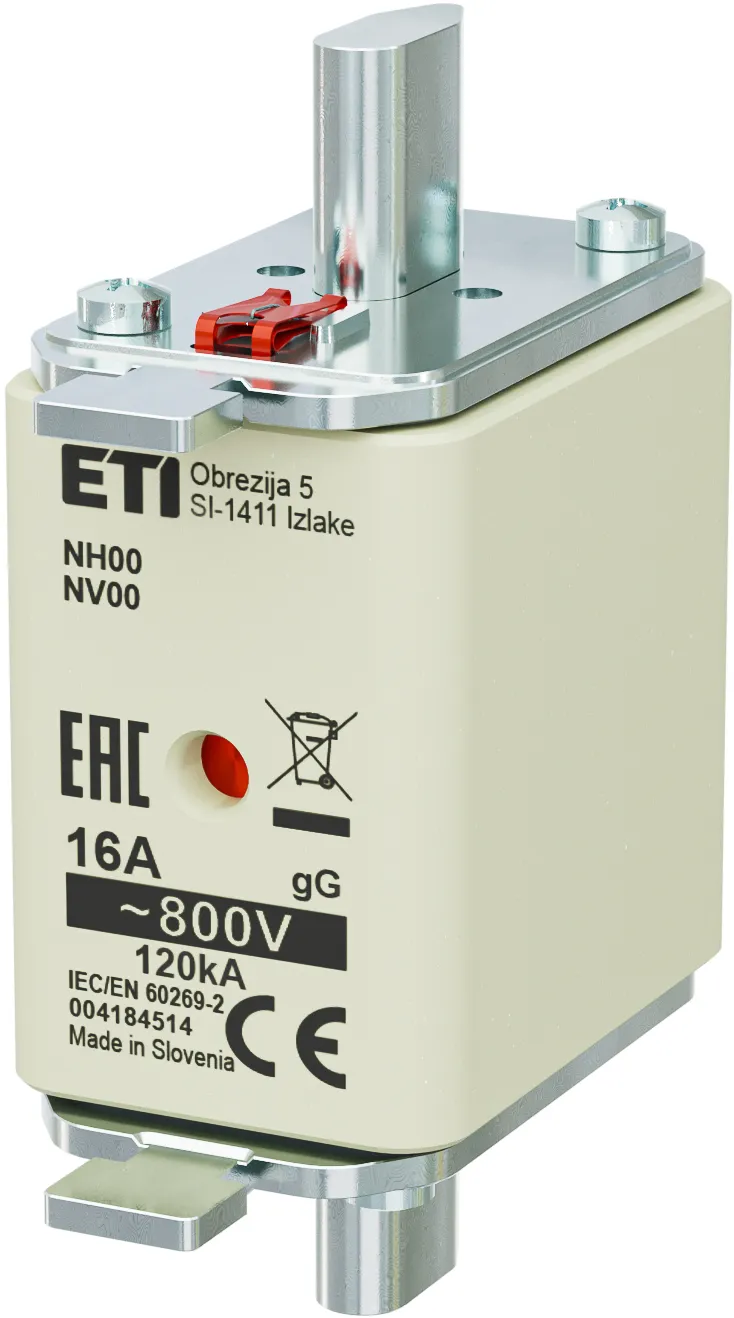 Fuse link NH00 gG 16A/800V 004184514