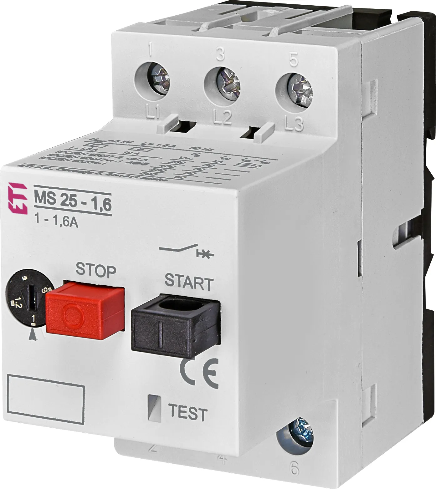 Mot.protec.circuit breaker MS25-1,6 004600060