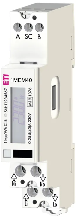 Modular energy meter 1MEM40-BPO 004657205