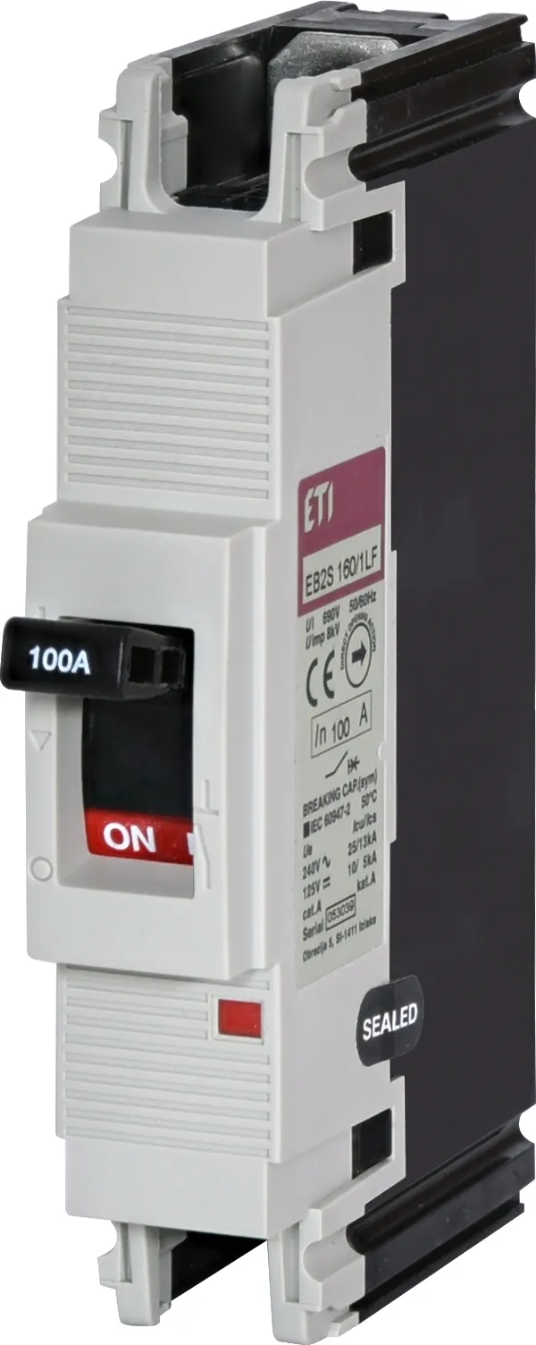 Molded Case Circuit Breaker EB2S 160/1LF 100A 1p 004671009