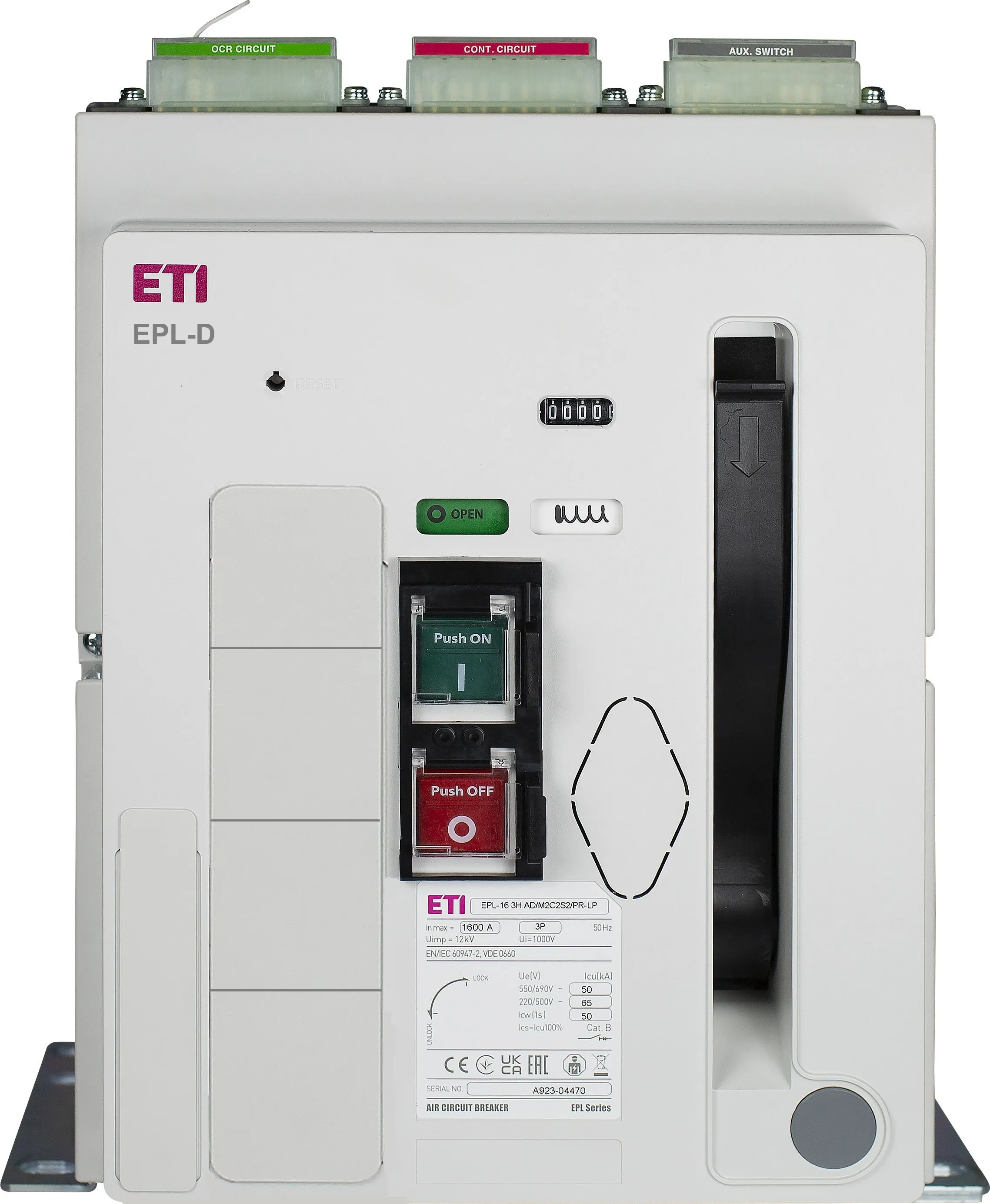 Switch disconnector EPL-D-08 3H AF/M2C2S2 004696617