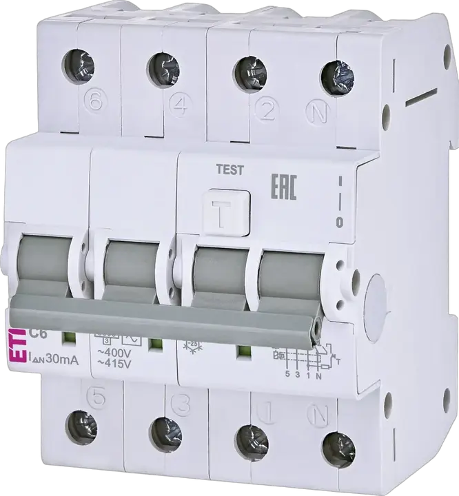 Image of KZS-4M 3p+N AC C6/0.03