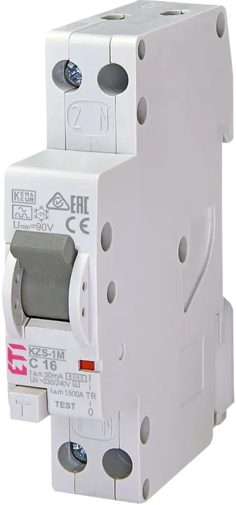 Image of *KZS-1M 1p+N A C16/0.03 6kA
