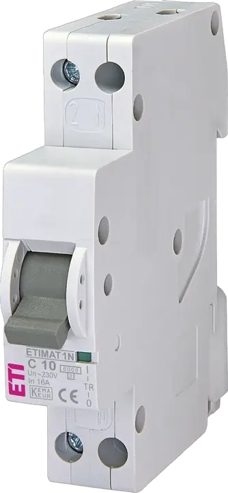 Image of ETIMAT 1N 1p+N C10 6kA