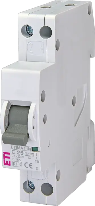 Image of ETIMAT 1N 1p+N C25 6kA