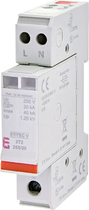 Image of *ETITEC V 2T2 255/20 1+1 RC