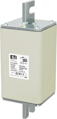 Image of NHS3L aR/aBat 315A/1500V DC AL