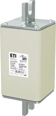 Image of NHU3L aR/aBat 315A/1500V DC AL