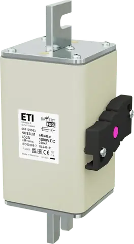 NHS3LM aR/aBat 450A/1500V DCAL