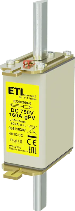 Image of *NH1C gPV 160A/750V DC
