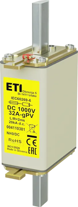 Image of NH0 gPV 32A/1000V DC