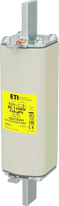 Image of NH1XL gPV 63A/1100V DC UL