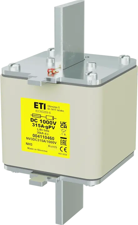 Image of NH3 gPV 400A/1000V DC