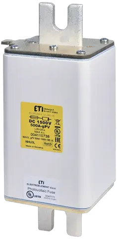 NHU3L/MS gPV 400A/1500V DC UL
