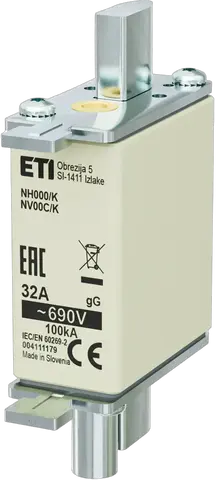 Image of NH000/K gG 32A/690V