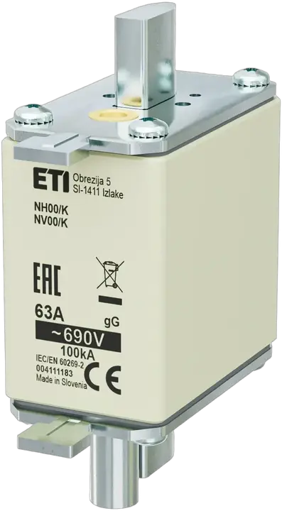 Image of NH00/K gG 63A/690V