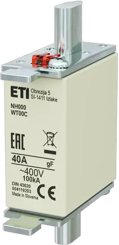 Image of NH000 gF 40A/400V