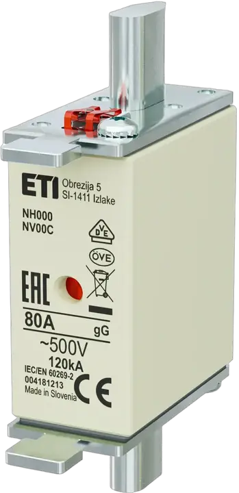 Image of NH000 gG 80A/500V