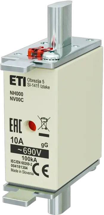 Image of NH000 gG 10A/690V