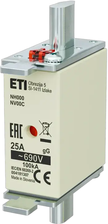 Image of NH000 gG 25A/690V
