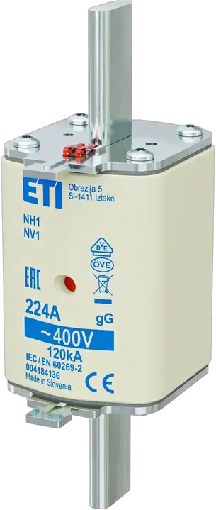 Image of NH1 gG 224A/400V korr.
