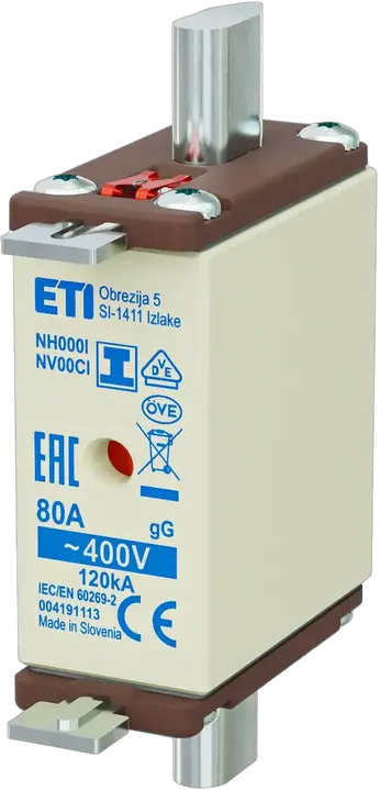 Image of NH000/I gG 80A/400V