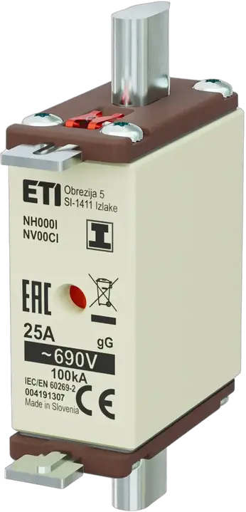 Image of NH000/I gG 25A/690V