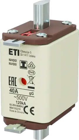 NH00/I gG 40A/500V