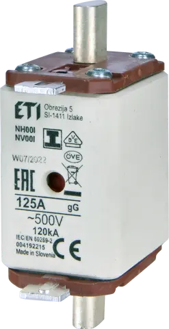 NH00/I gG 125A/500V