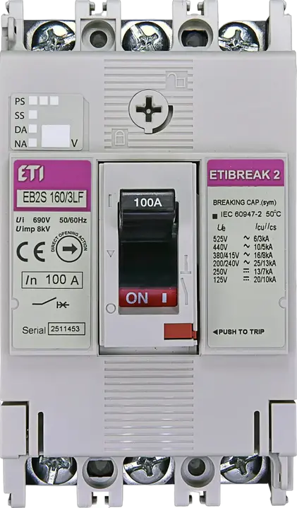 Image of EB2S 160/3LF 100A 3p