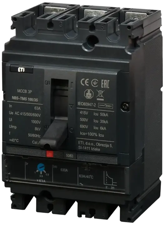 Image of NBS-TMS 100/3S  63A 3P