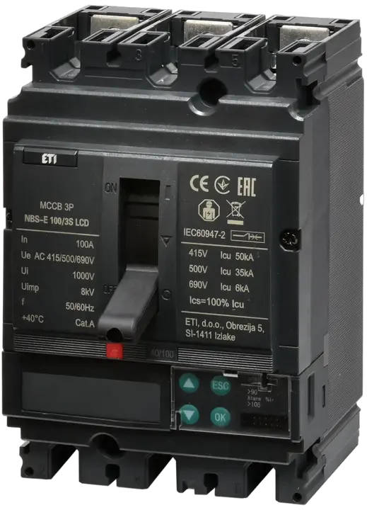 Image of NBS-E 100/3S LCD 100A 3P
