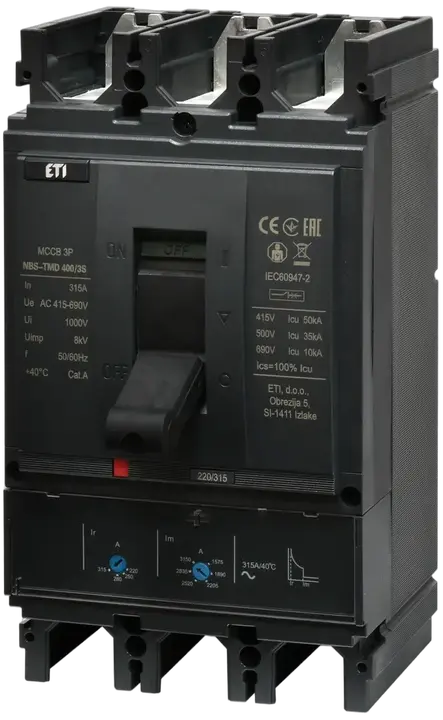 Image of NBS-TMD 400/3S 315A 3P